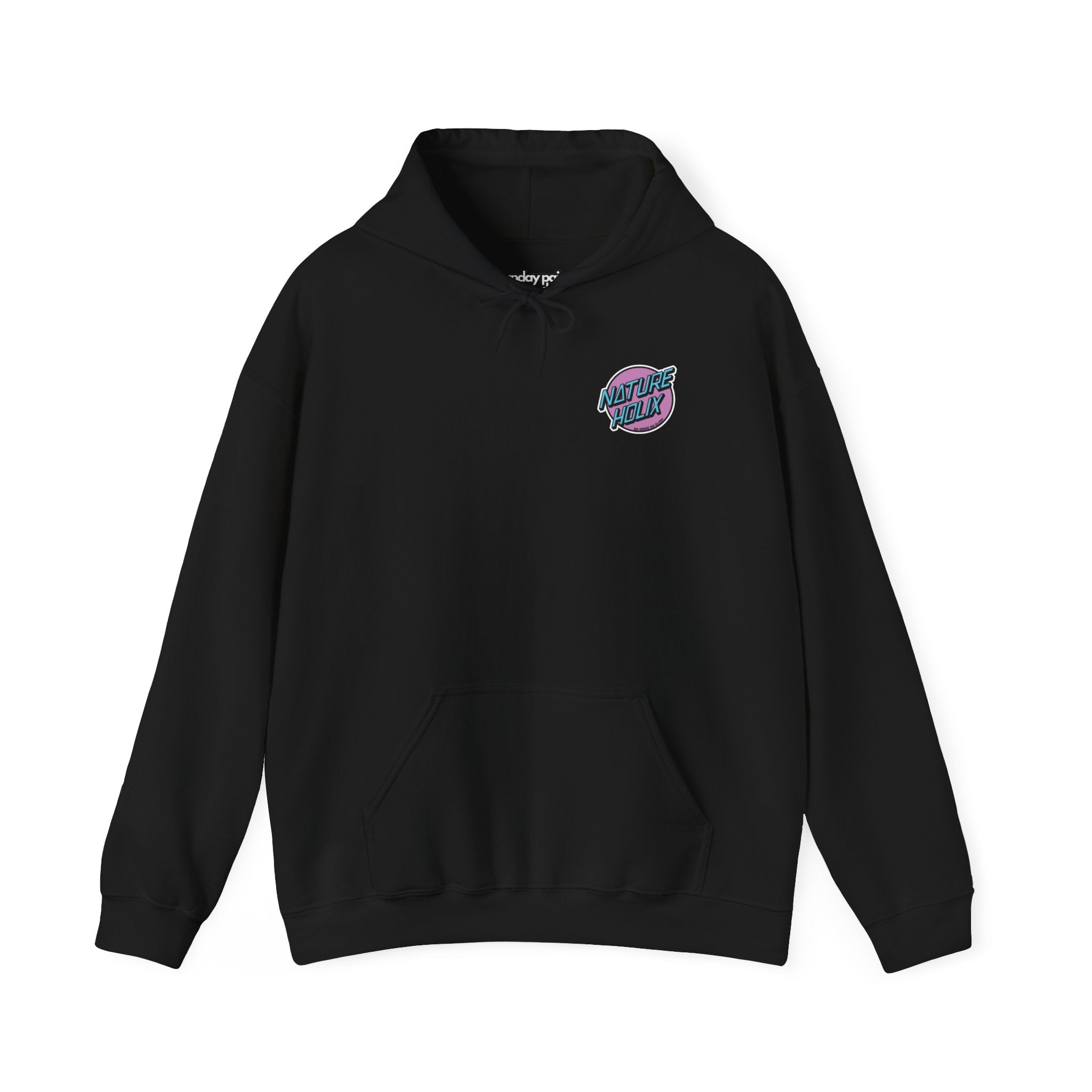 Natureholix 80er Jahre Hoodie – Retro Cycling Pullover Herren – Frontansicht