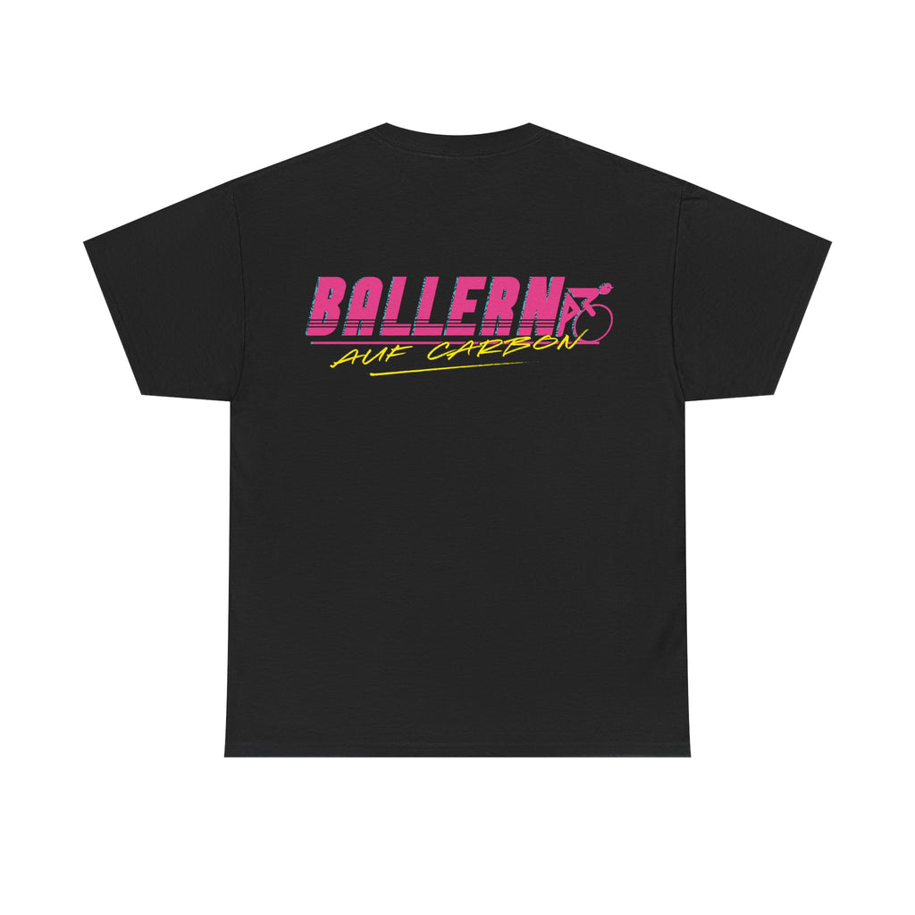 Ballern auf Carbon T-Shirt – Rennrad Shirt Weiß Natureholix – Modelansicht im Lifestyle-Setting