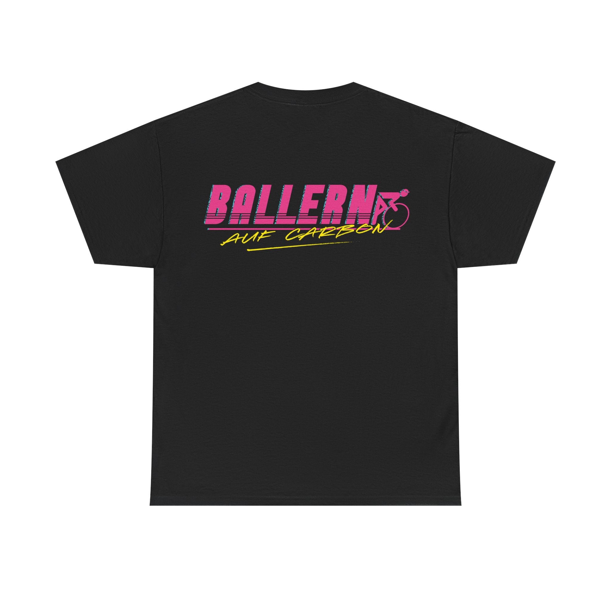 Ballern auf Carbon T-Shirt – Rennrad Shirt Weiß Natureholix – Modelansicht im Lifestyle-Setting