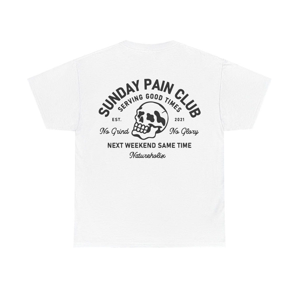 Sunday Pain Club Pastel T-Shirt – Natureholix Cycling Shirt – Studio-Aufnahme Rückseite