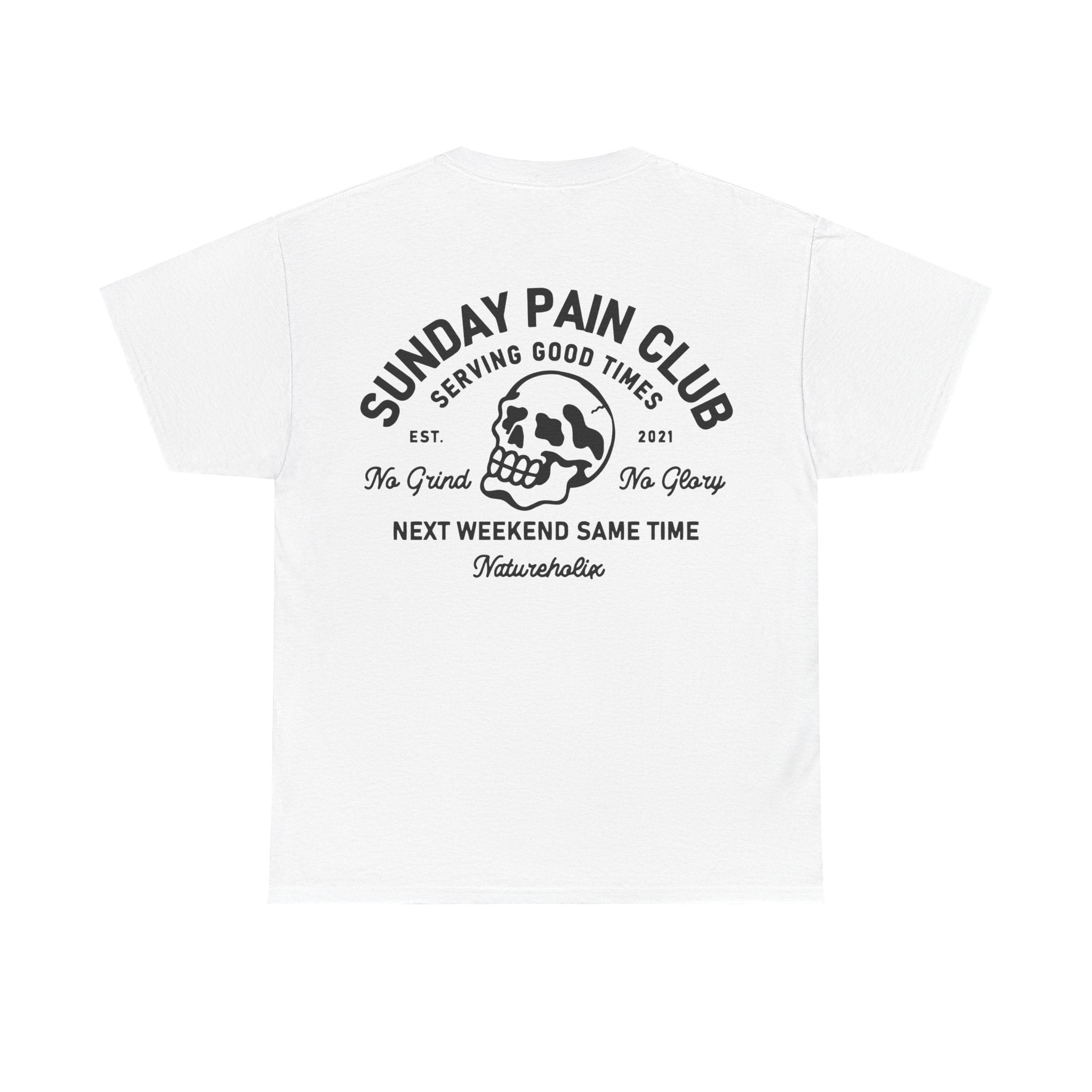 Sunday Pain Club Pastel T-Shirt – Natureholix Cycling Shirt – Studio-Aufnahme Rückseite