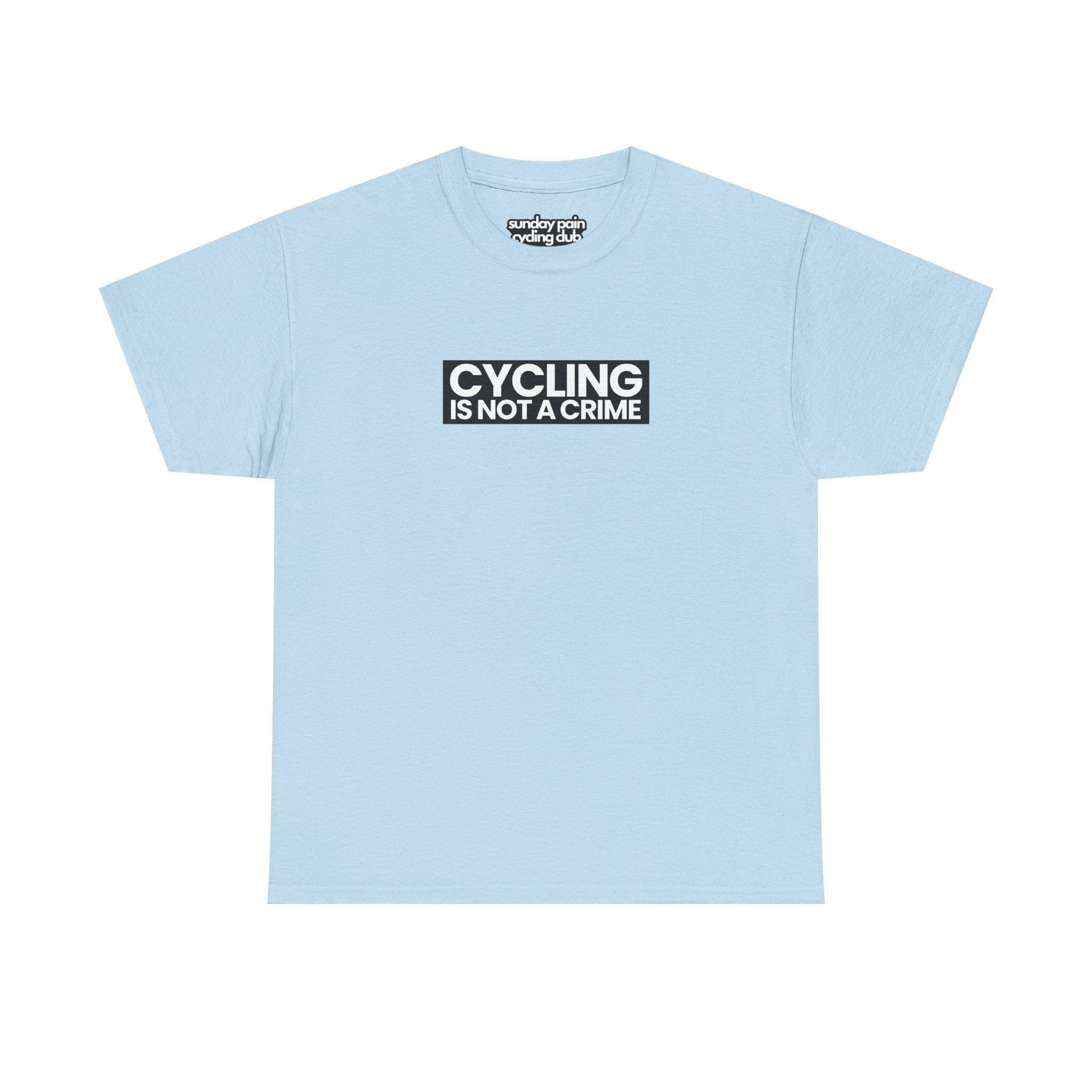 Cycling is Not a Crime Shirt Detailansicht Stoff, Natureholix Unisex T-Shirt