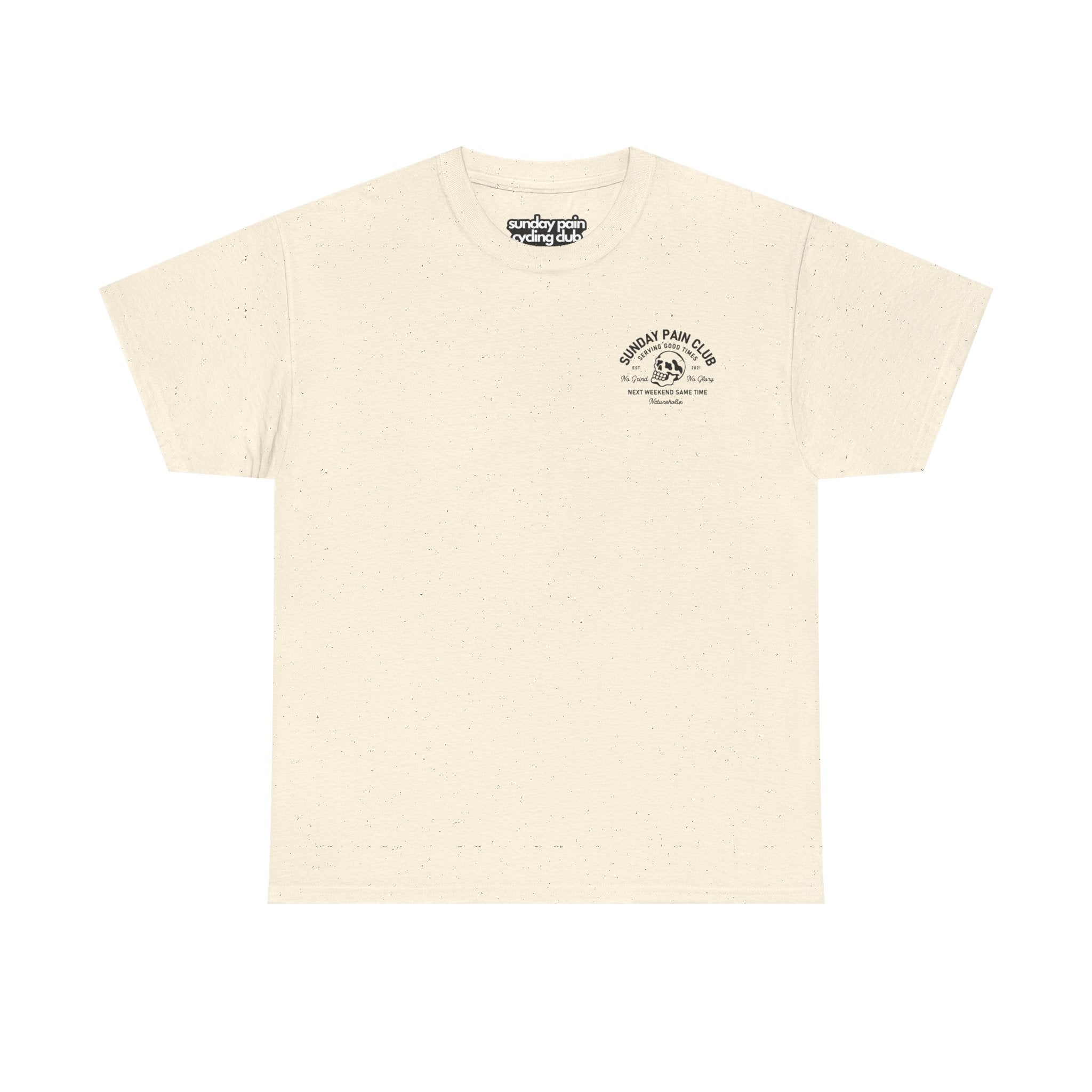 Sunday Pain Club Pastel T-Shirt – Natureholix Cycling Shirt – Frontansicht