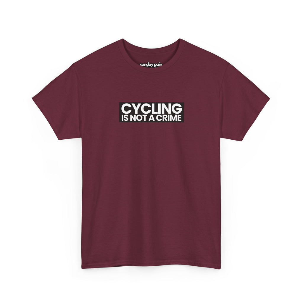 Cycling is Not a Crime Shirt Farbauswahl Natureholix Radsport Statement
