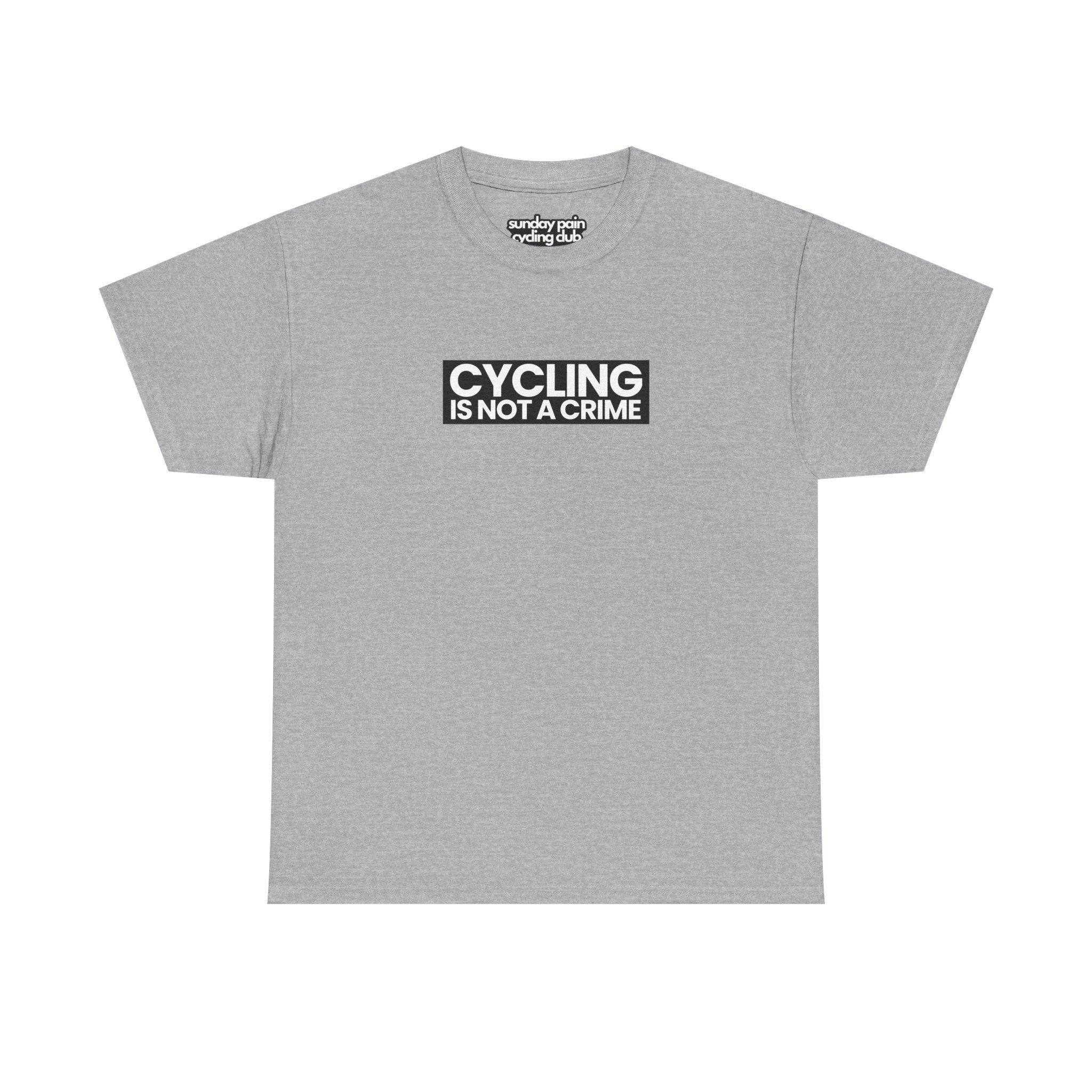 Cycling is Not a Crime Shirt Nahaufnahme Print, Natureholix Radsport Shirt