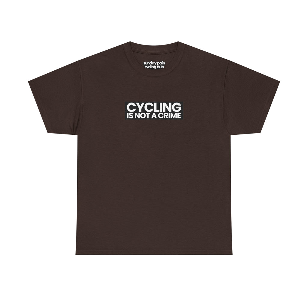 Cycling is Not a Crime Shirt Frontprint Nahaufnahme Natureholix