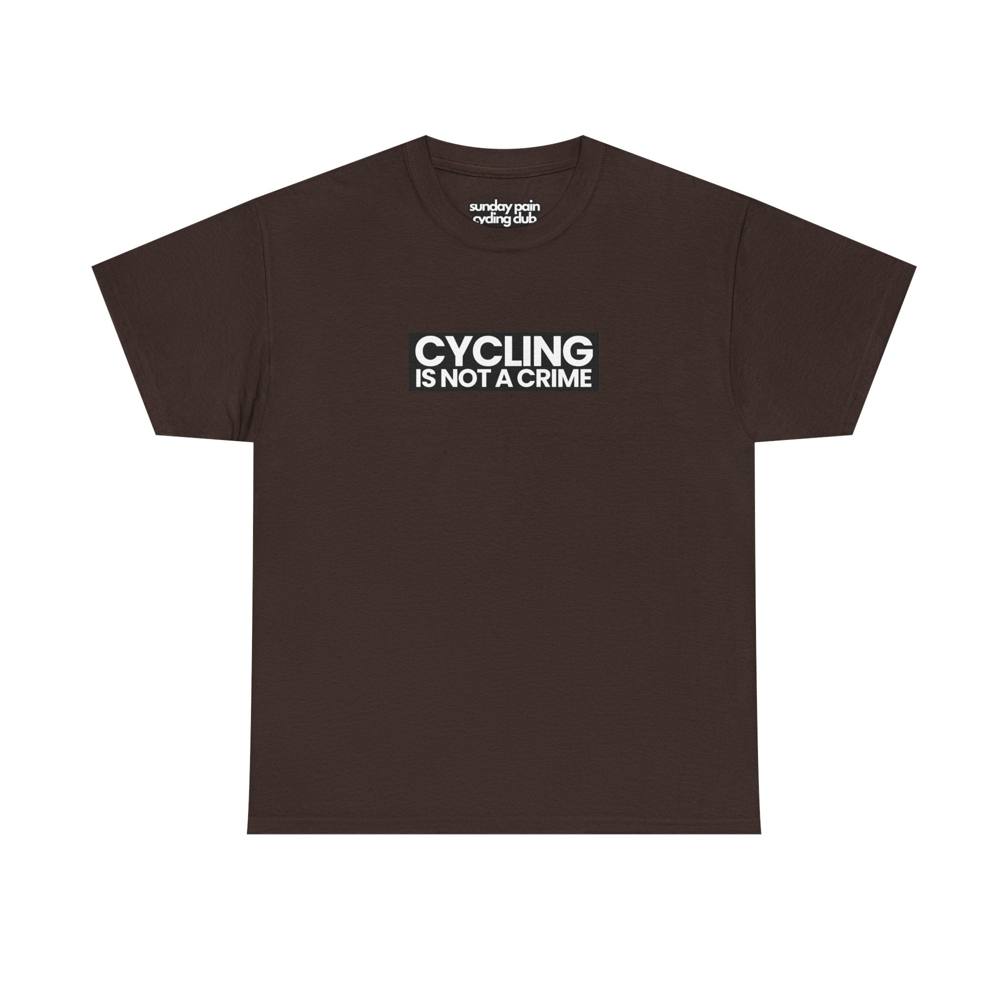 Cycling is Not a Crime Shirt Frontprint Nahaufnahme Natureholix