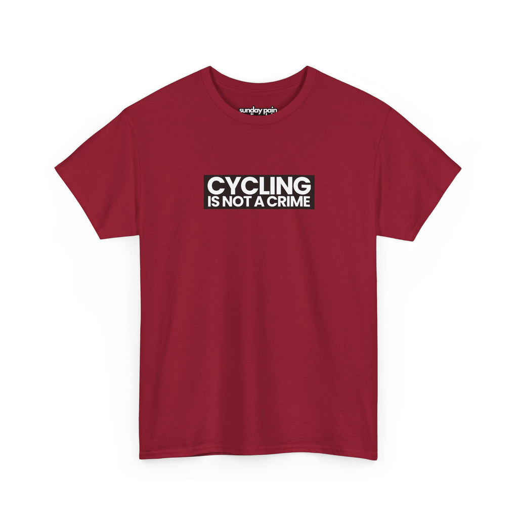 Cycling is Not a Crime Shirt Gesamtansicht Natureholix Rennrad Gravel Shirt