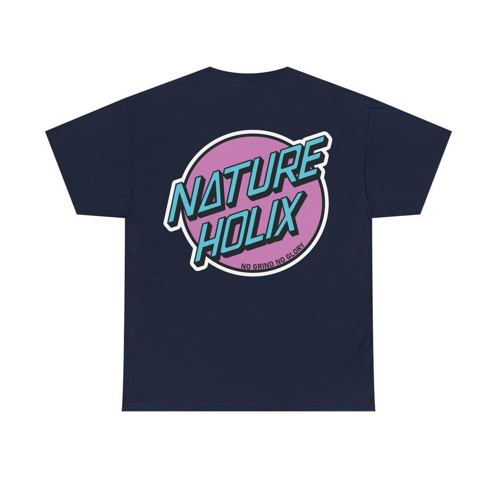 Long Beach Cycling Shirt No Grind No Glory – Natureholix Radsport T-Shirt – Schriftzug Detail