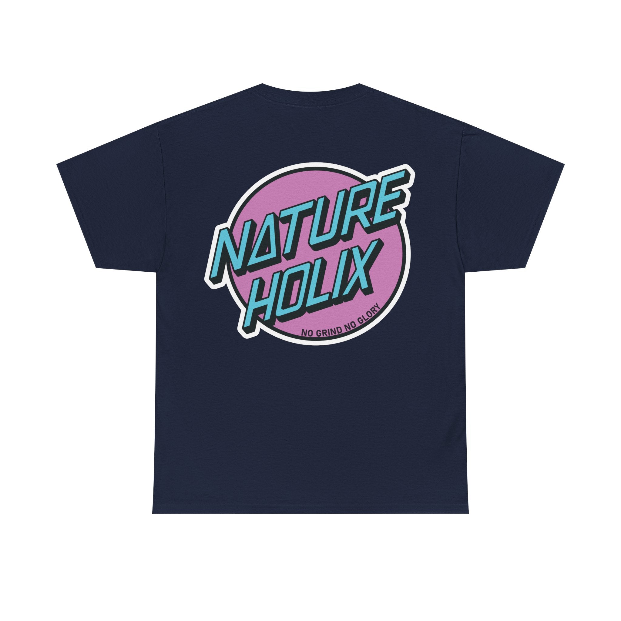 Long Beach Cycling Shirt No Grind No Glory – Natureholix Radsport T-Shirt – Schriftzug Detail