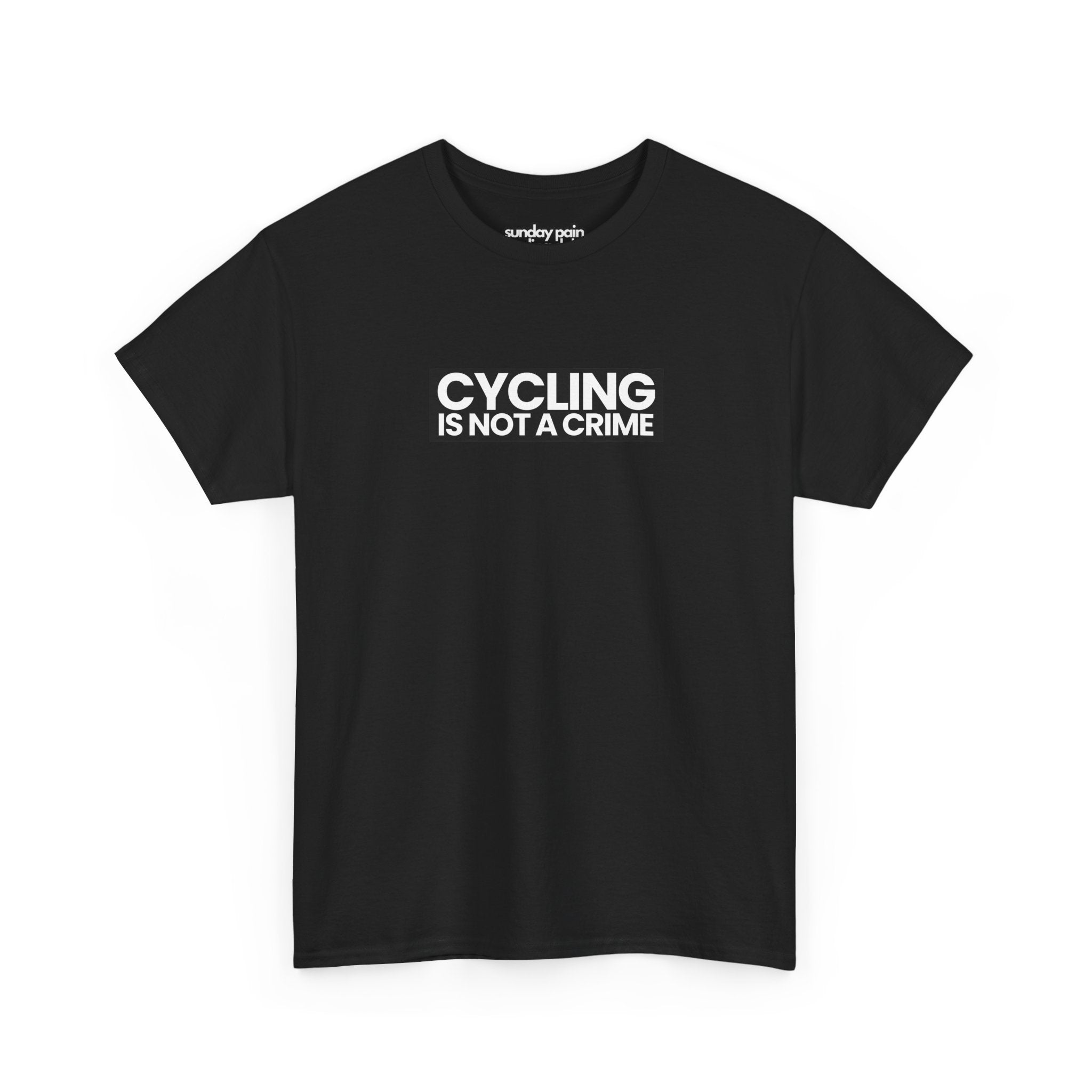 Cycling is Not a Crime Shirt Rückenprint Natureholix Cycling Shirt