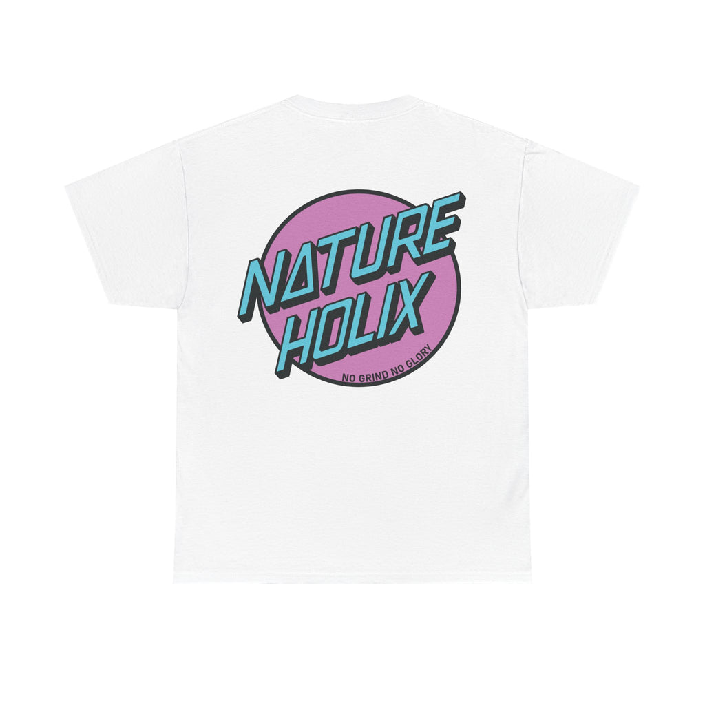 Long Beach Cycling Shirt No Grind No Glory – Natureholix Radsport T-Shirt – Studio-Aufnahme Rückseite