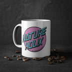 Natureholix Retro 90s Kaffeebecher – Cycling Mug Radsport Geschenk – Rückseite