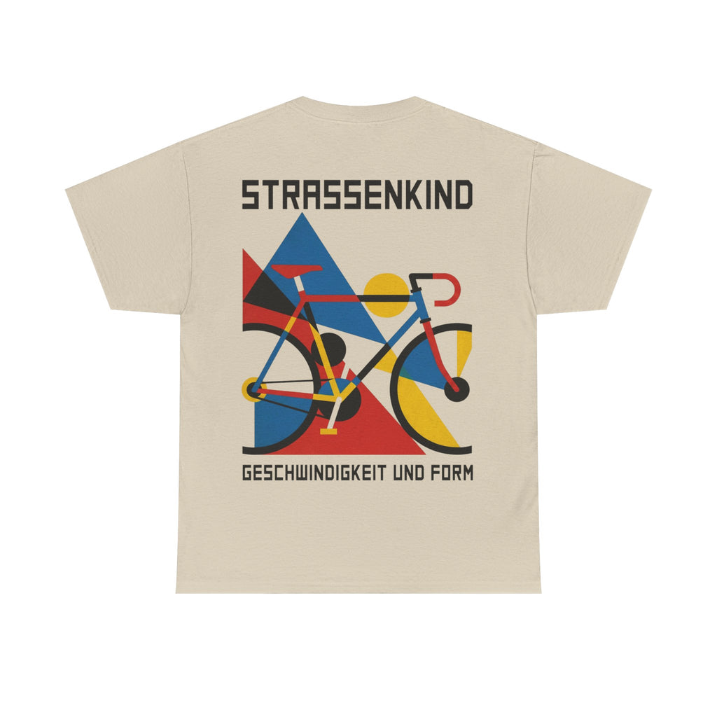Natureholix Strassenkind T-Shirt – Rennrad Shirt Herren – Cycling Casual Wear getragen im Alltag