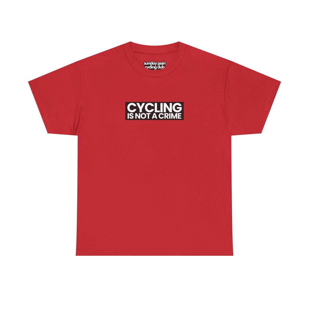 Cycling is Not a Crime Shirt getragen im Alltag Natureholix Rennrad Fan Shirt