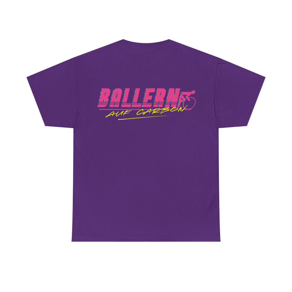 Ballern auf Carbon T-Shirt – Rennrad Shirt Weiß Natureholix – Cycling Casual Wear getragen im Alltag