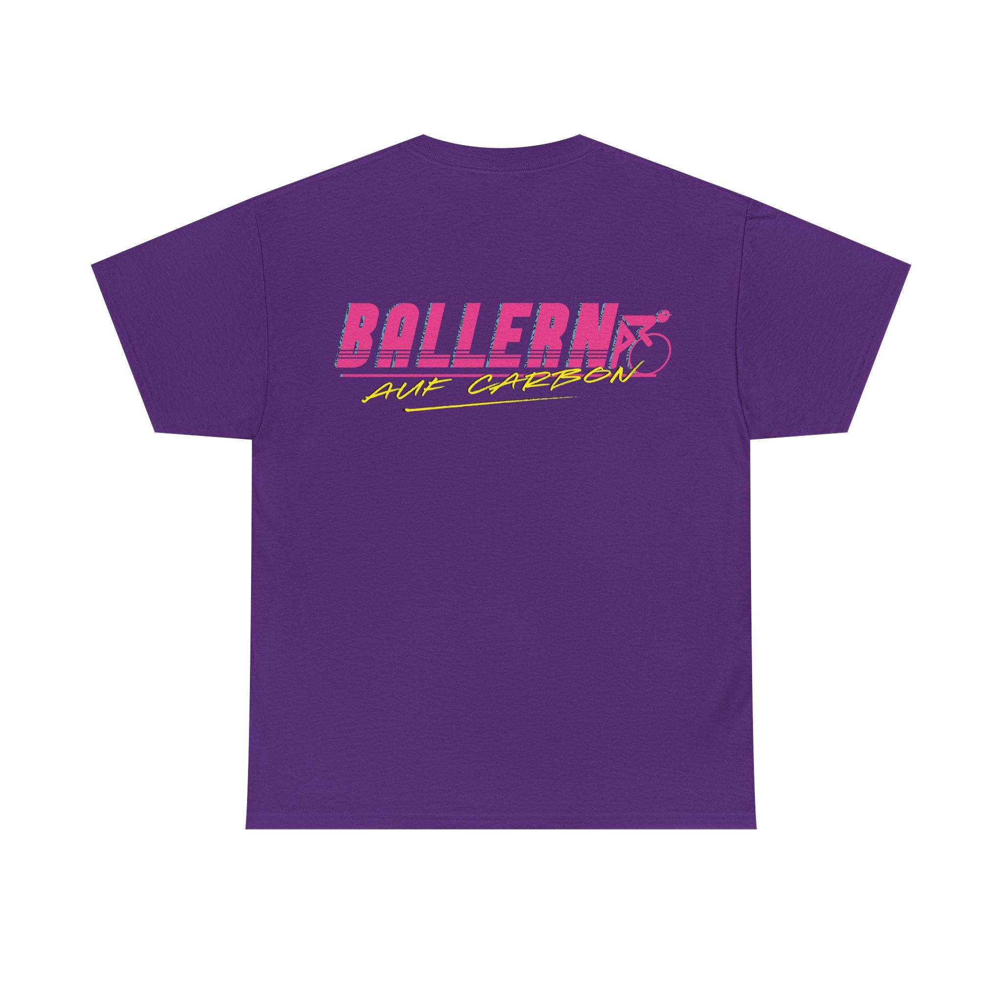 Ballern auf Carbon T-Shirt – Rennrad Shirt Weiß Natureholix – Cycling Casual Wear getragen im Alltag
