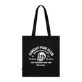 Sunday Pain Club Tote Bag Schwarz – Bio-Baumwolle Stoffbeutel Natureholix – Frontansicht