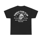 Sunday Pain Club T-Shirt Schwarz – Natureholix Cycling Shirt Herren – Studio-Aufnahme Vorderseite