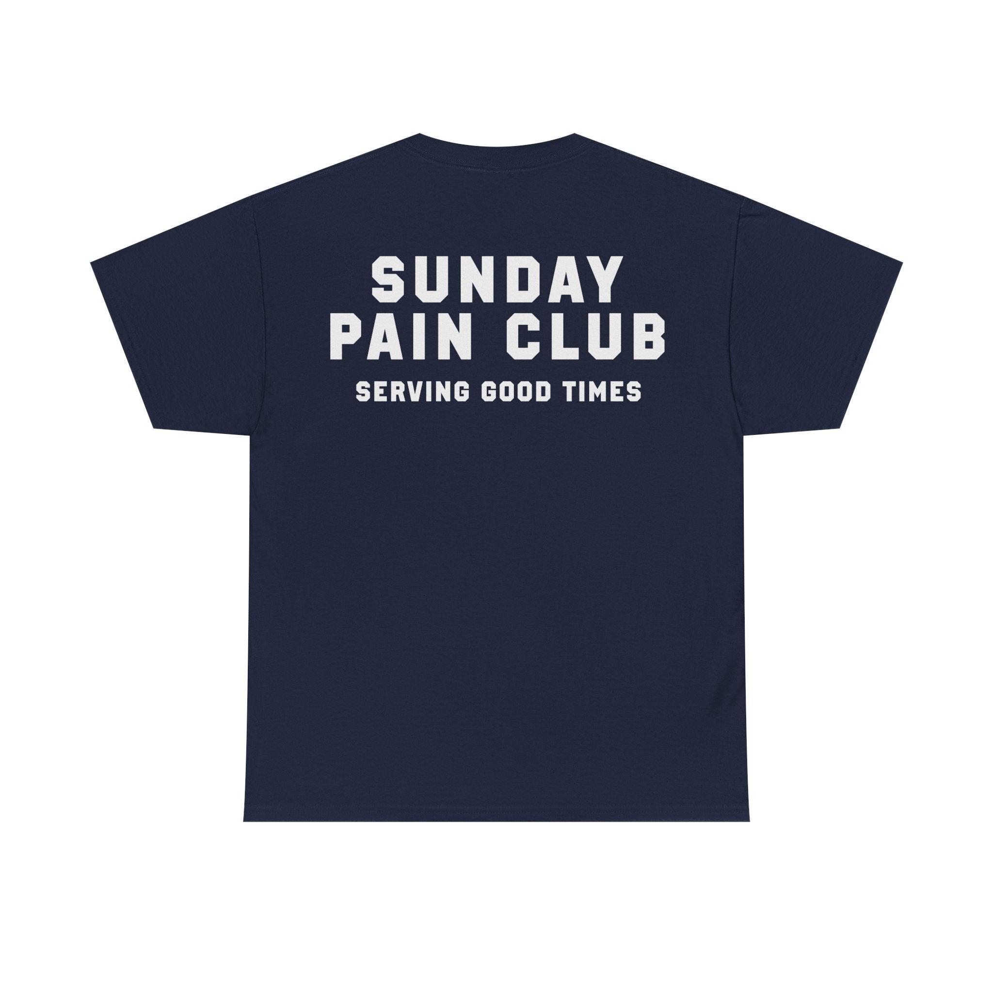 Sunday Pain Club Minimal T-Shirt – Cycling Shirt Herren Natureholix – Detailansicht des Prints