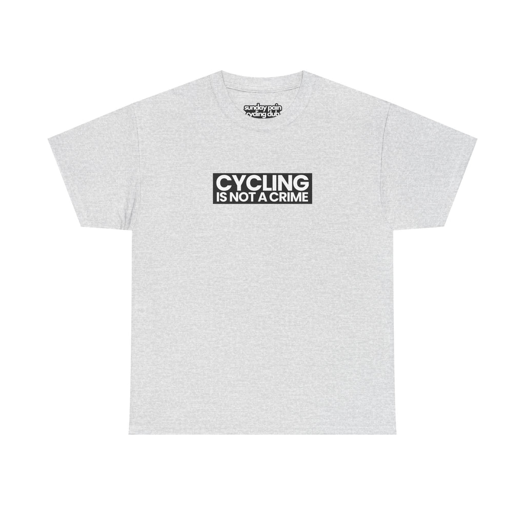 Cycling is Not a Crime Shirt getragen, Natureholix Sunday Pain Club Statement