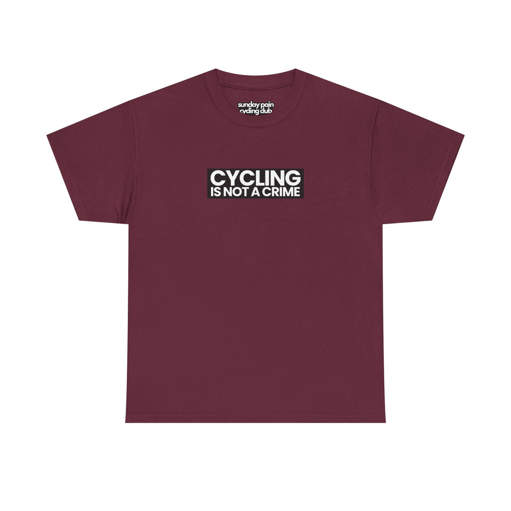 Cycling is Not a Crime Shirt Model trägt Gravel Statement Shirt Natureholix
