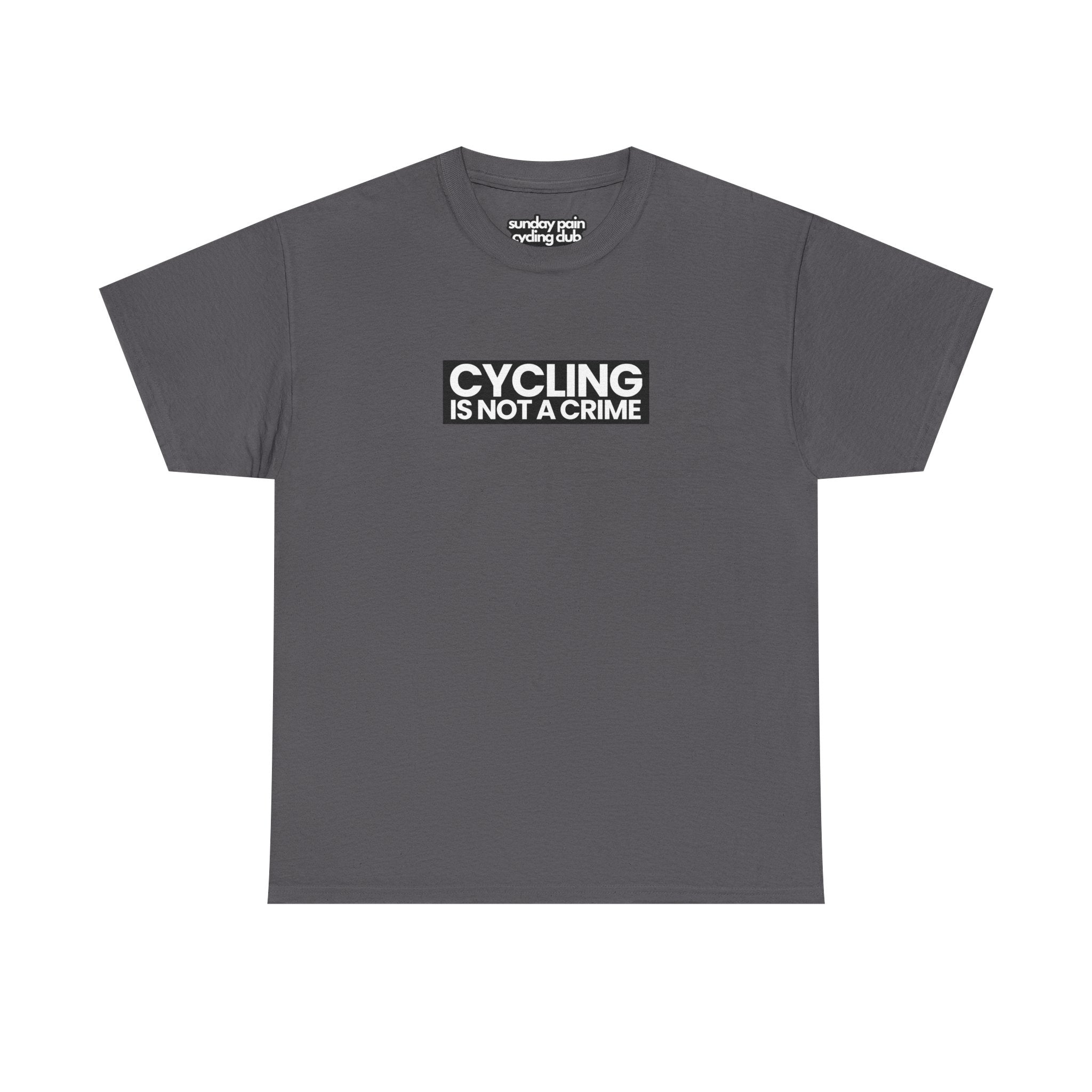 Cycling is Not a Crime Shirt Seitenansicht Natureholix Cycling Streetwear