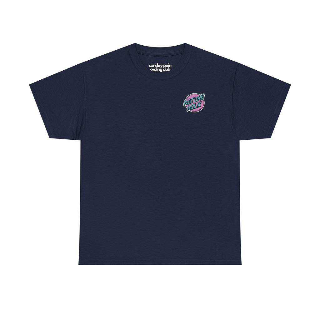 Long Beach Cycling Shirt No Grind No Glory – Natureholix Radsport T-Shirt – Modelansicht im Lifestyle-Setting