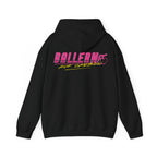 Ballern auf Carbon Hoodie Schwarz – Rennrad Pullover Natureholix – Detailansicht des Prints