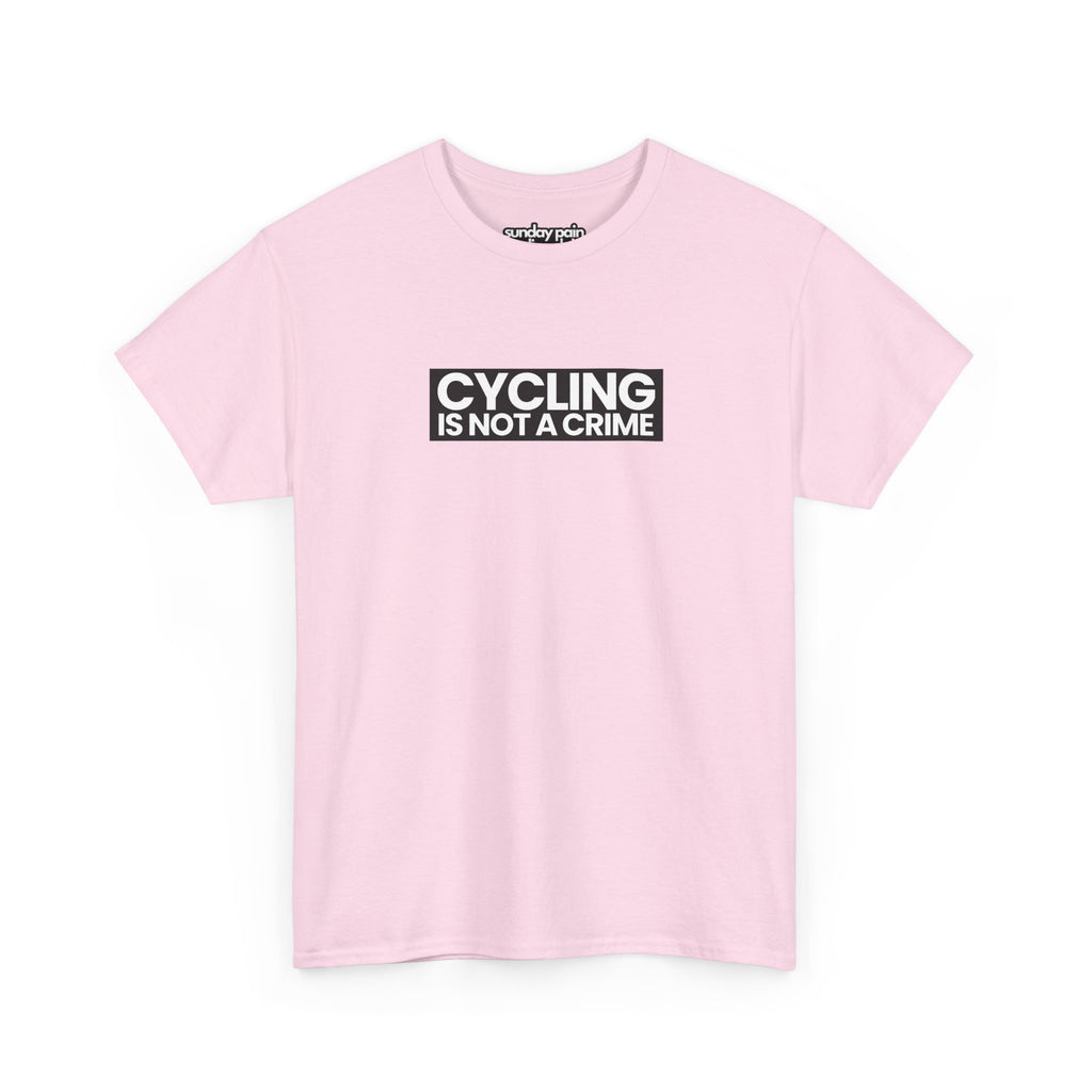 Cycling is Not a Crime Shirt Ärmeldetail Natureholix Unisex Shirt