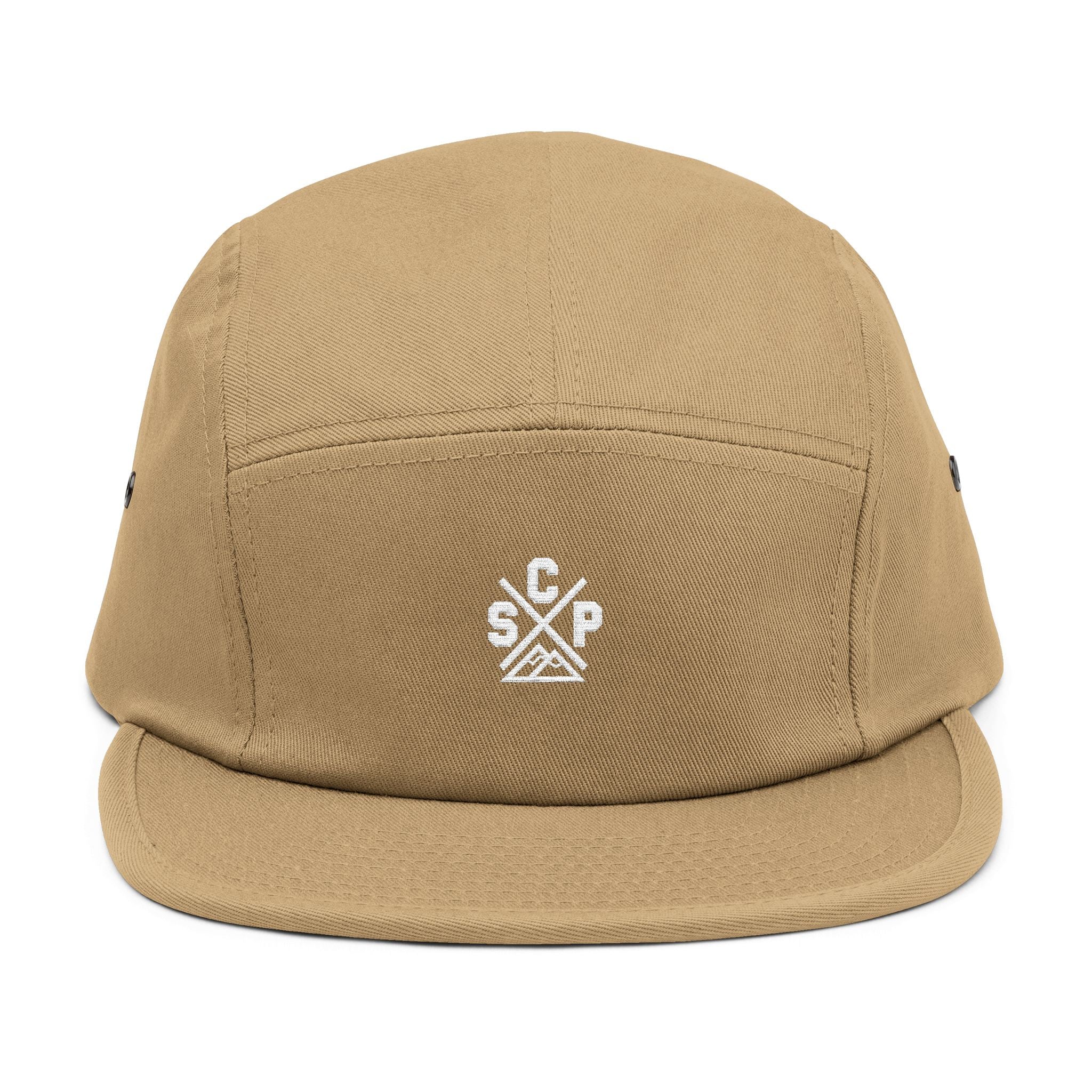 Sunday Pain Club SCP Logo 5-Panel Cap – bestickte Cycling Cap von Natureholix (Ansicht 1)