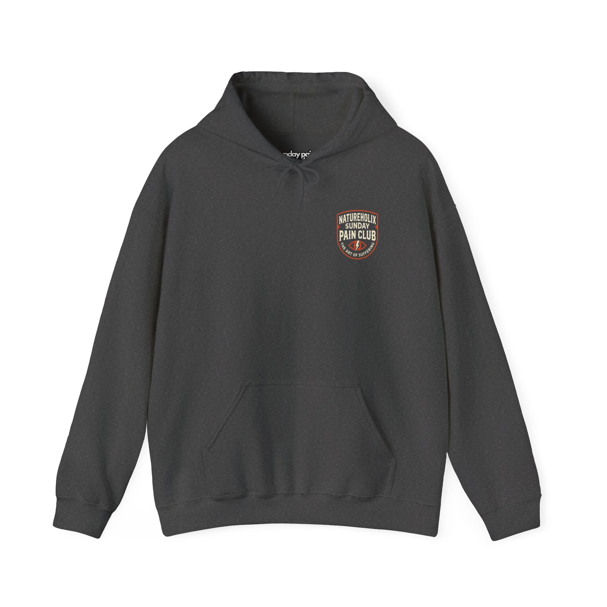 Natureholix Suffer Hoodie – Ultracycling Pullover Herren – Frontansicht