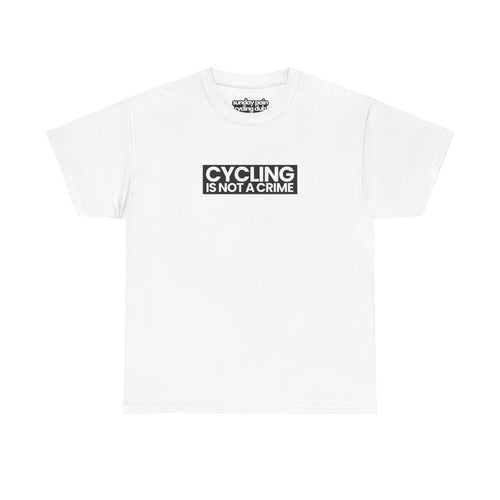 Cycling is Not a Crime Shirt Frontansicht, Natureholix Rennrad Statement Shirt