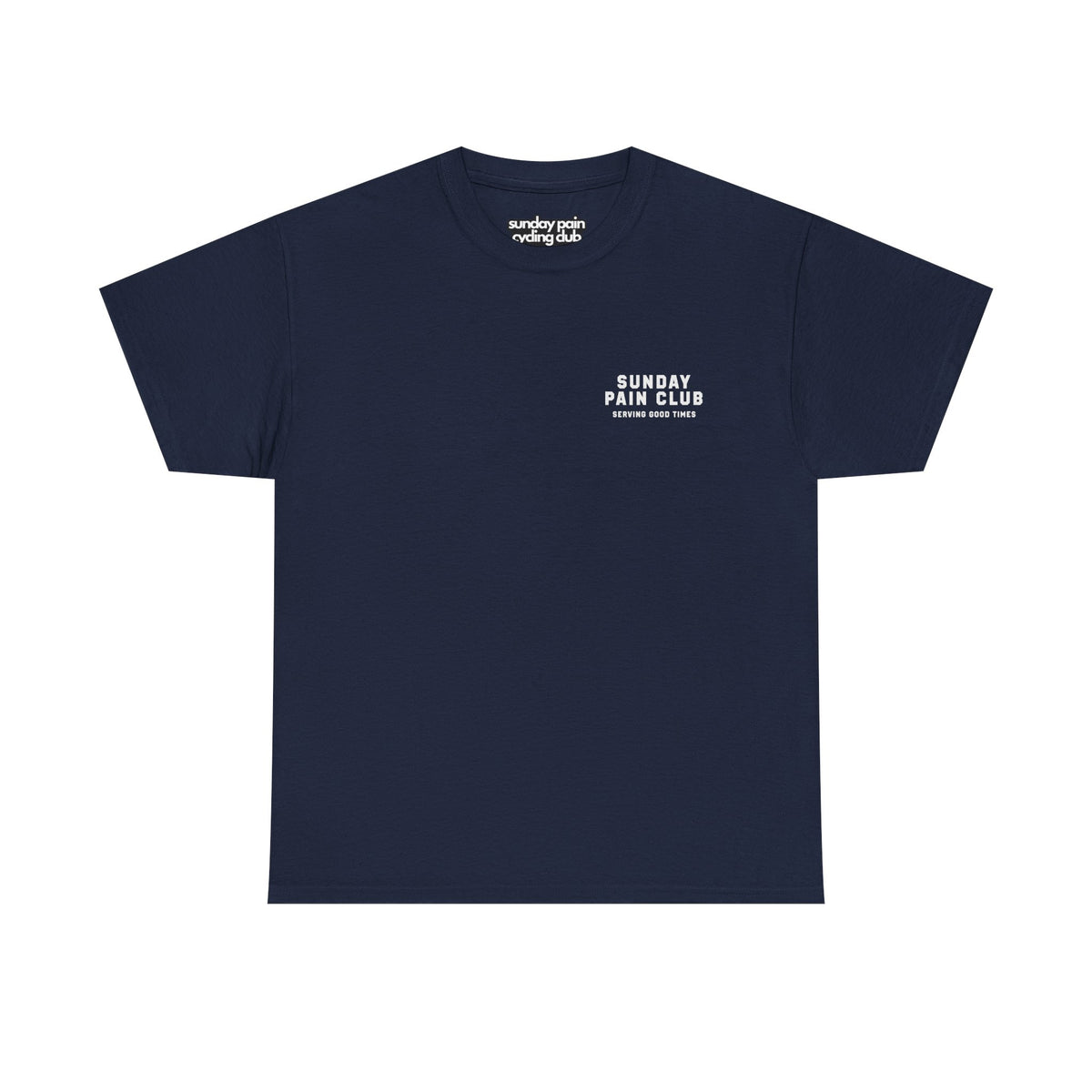Sunday Pain Club Minimal T-Shirt – Cycling Shirt Herren Natureholix – Frontansicht