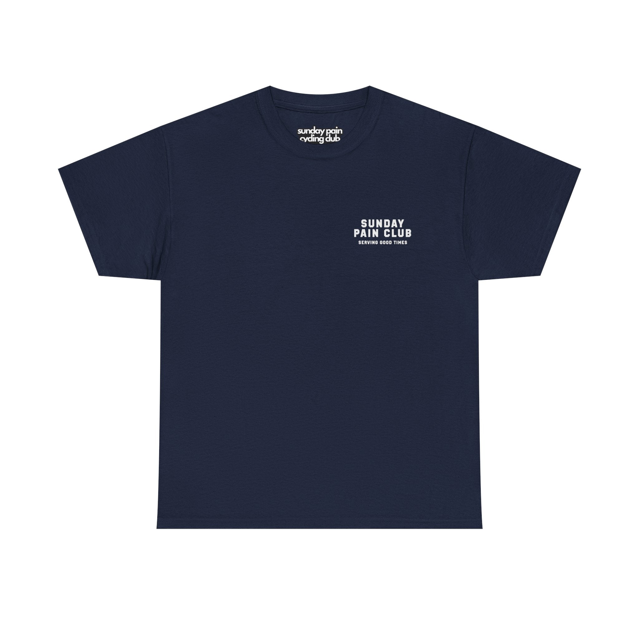 Sunday Pain Club Minimal T-Shirt – Cycling Shirt Herren Natureholix – Frontansicht