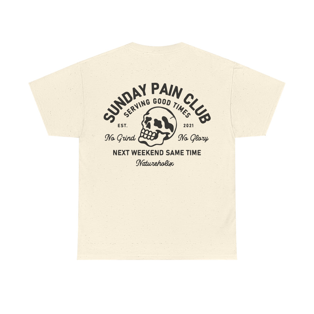 Sunday Pain Club Pastel T-Shirt – Natureholix Cycling Shirt – Studio-Aufnahme Vorderseite