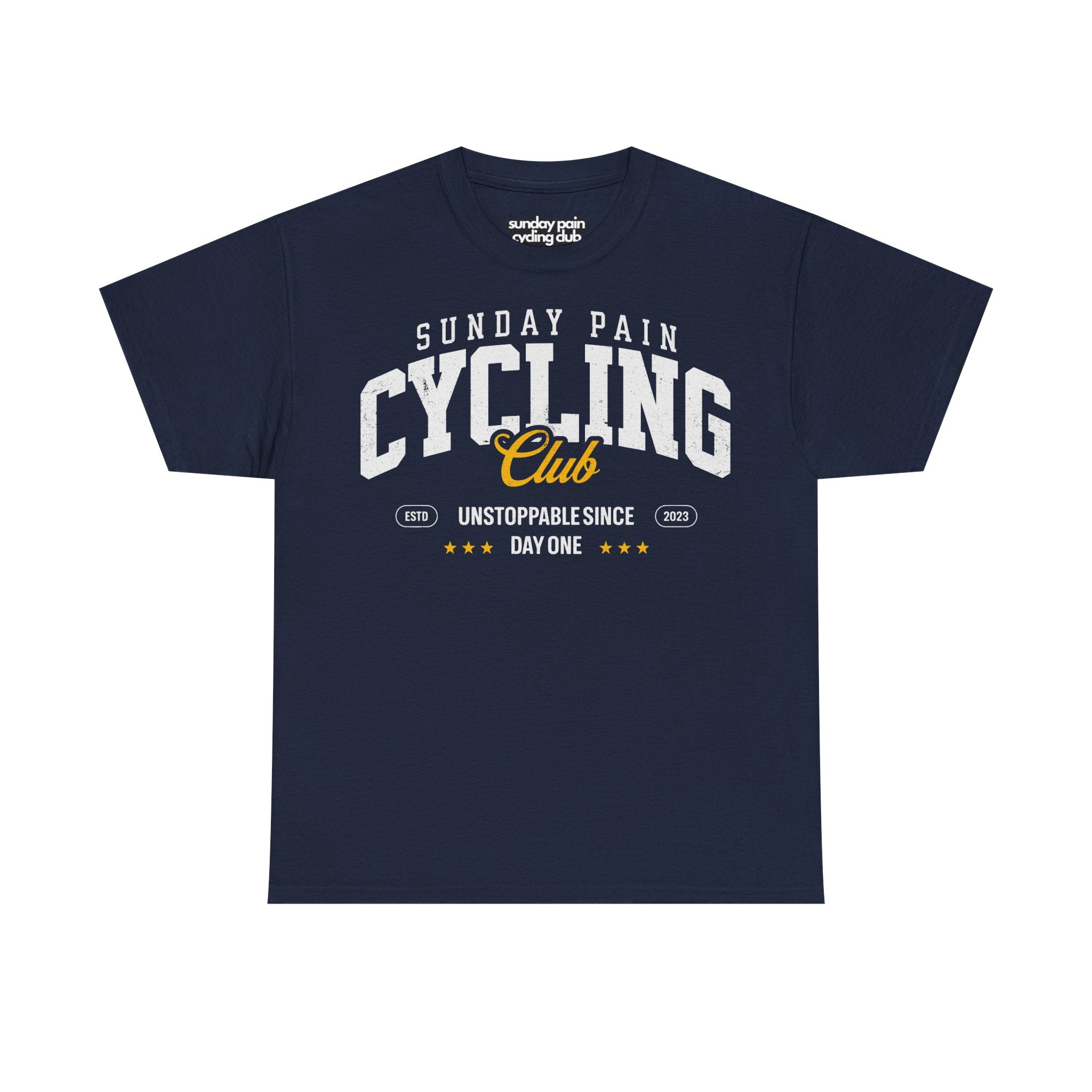 Natureholix College Block T-Shirt – Retro Cycling Shirt – Detailansicht des Prints