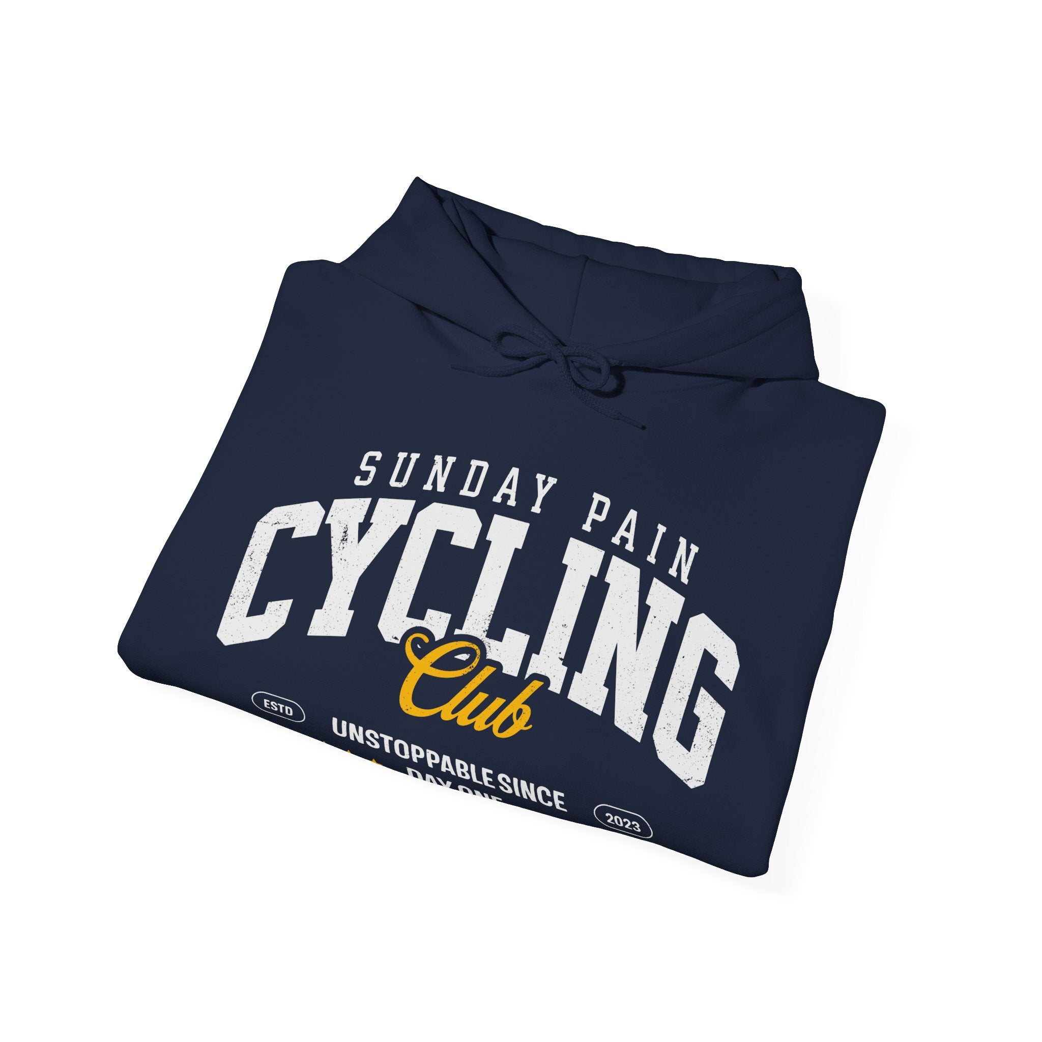 Natureholix College Block Hoodie – Retro Cycling Pullover – Studio-Aufnahme Vorderseite