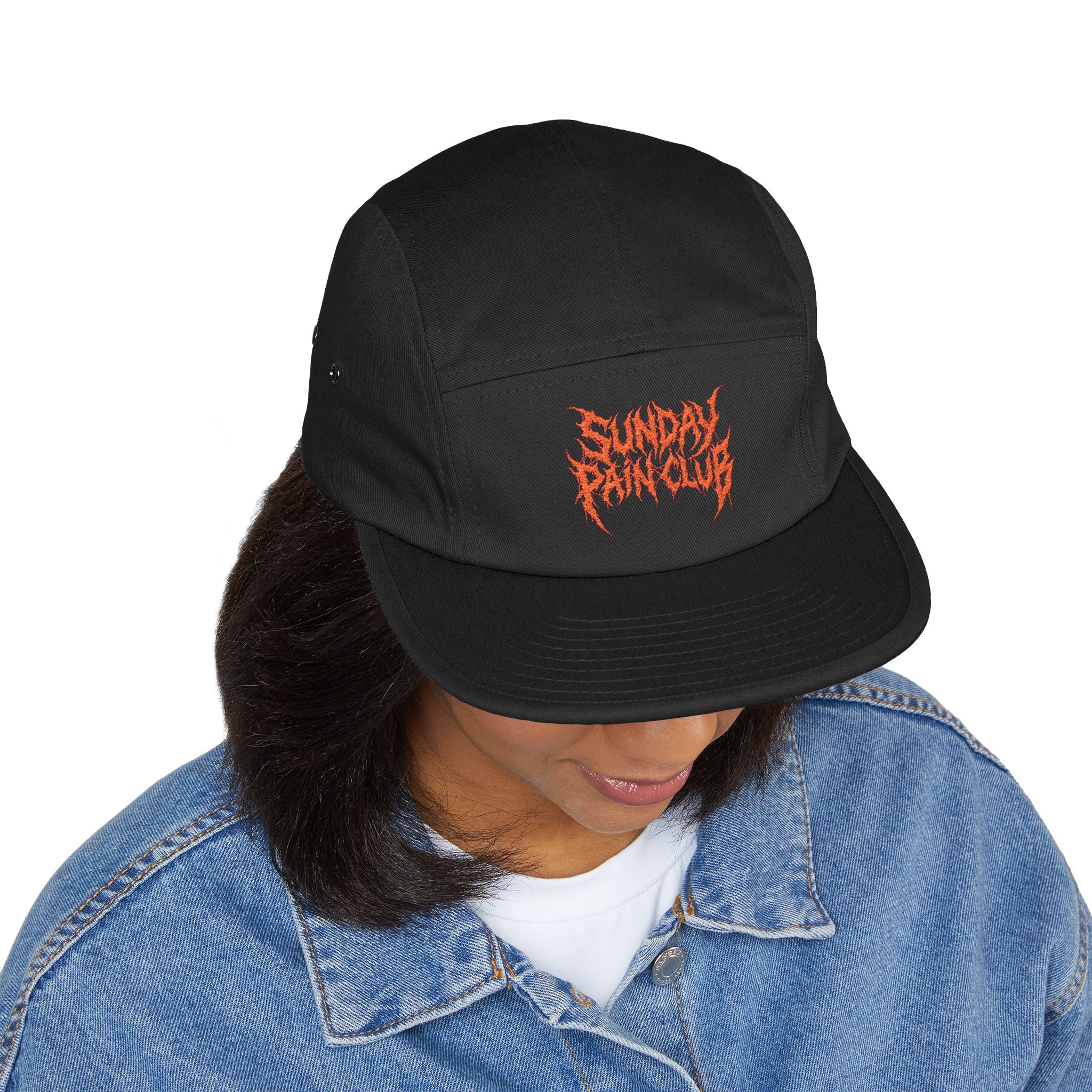 Sunday Pain Club Metal 5-Panel Cap – bestickte Cycling Cap von Natureholix (Ansicht 2)