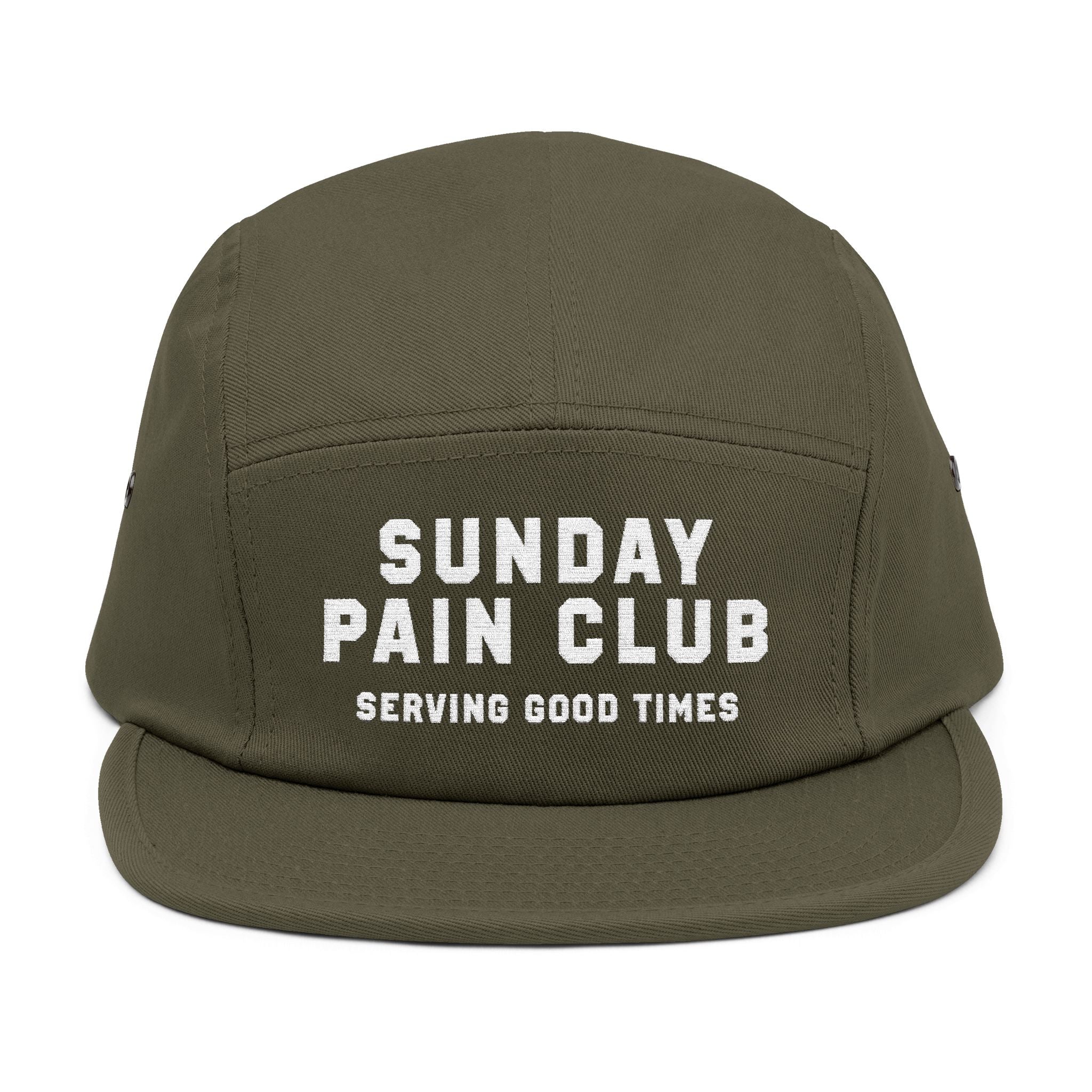 Sunday Pain Club Bold 5-Panel Cap – bestickte Cycling Cap von Natureholix (Ansicht 6)